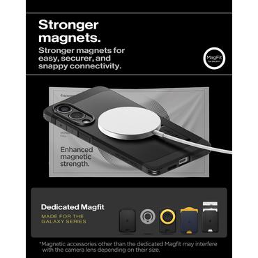 Spigen Tough Armor AI (MagFit) mobiltelefon etui 17 cm (6.7") Cover Sort