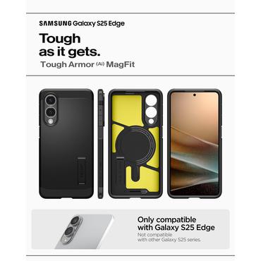 Spigen Tough Armor AI (MagFit) mobiltelefon etui 17 cm (6.7") Cover Sort