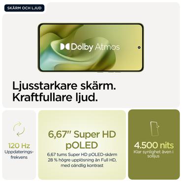 Motorola moto g86 power 5G 16,9 cm (6.67") Dual SIM Android 15 USB Type-C 12 GB 256 GB 6720 mAh Grøn