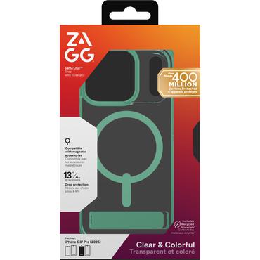 ZAGG Santa Cruz Snap Kickstand mobiltelefon etui 16 cm (6.3") Cover Transparent
