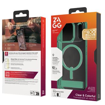 ZAGG Santa Cruz Snap Kickstand mobiltelefon etui 16 cm (6.3") Cover Transparent