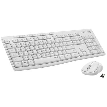 Logitech MK295 Silent - sats med tangentbord och mus - USA, internationellt - offwhite Inmatningsenhet