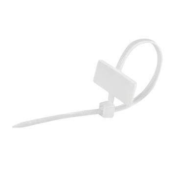 LogiLink KAB0069 kabelorganisator Skrivebord Kabelbinder beslag Transparent 100 stk