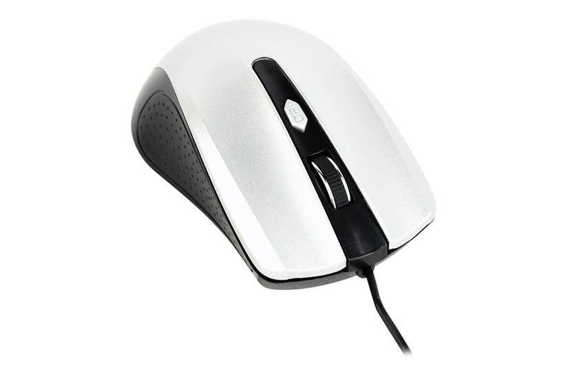 Gembird MUS-4B-01-BS - mus - USB - sort, sølv