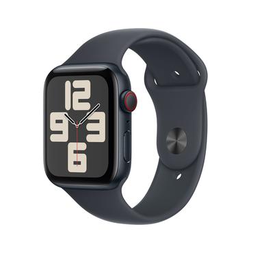 Apple Watch SE OLED 44 mm Digital 368 x 448 pixel Berøringsskærm 4G Sort Wi-Fi GPS (satellit)