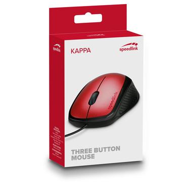 SPEEDLINK KAPPA Mouse - mus - USB - röd