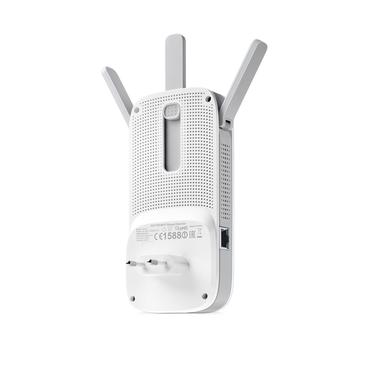 TP-Link RE450 Netv&aelig;rkssender & -modtager Hvid 10, 100, 1000 Mbit/s
