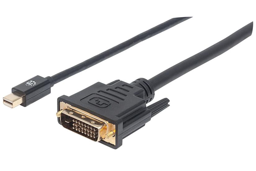 Manhattan 152150 videokabel adapter 1,8 m Mini DisplayPort DVI-D Sort