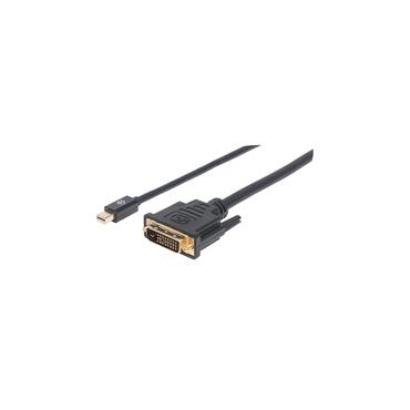 Manhattan 152150 videokabel adapter 1,8 m Mini DisplayPort DVI-D Sort