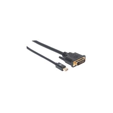Manhattan 152150 videokabel adapter 1,8 m Mini DisplayPort DVI-D Sort