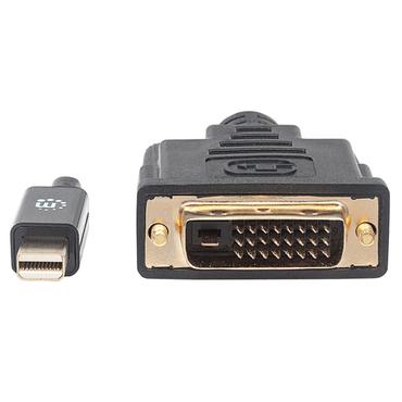 Manhattan 152150 videokabel adapter 1,8 m Mini DisplayPort DVI-D Sort
