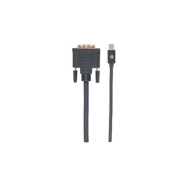Manhattan 152150 videokabel adapter 1,8 m Mini DisplayPort DVI-D Sort