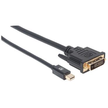 Manhattan 152150 videokabel adapter 1,8 m Mini DisplayPort DVI-D Sort