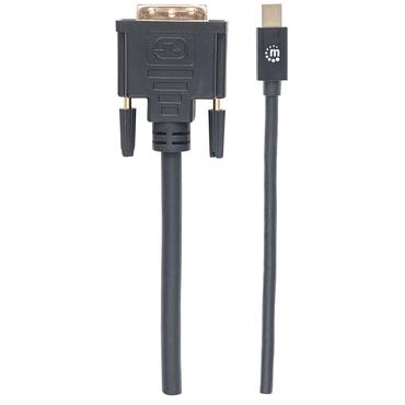 Manhattan 152150 videokabel adapter 1,8 m Mini DisplayPort DVI-D Sort