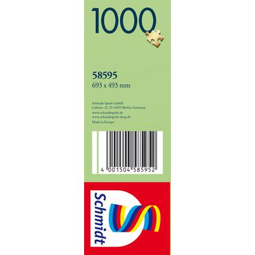 Schmidt Spiele 58595 puslespil 1000 stk Dyr og planter