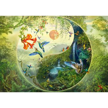 Schmidt Spiele 58595 puslespil 1000 stk Dyr og planter