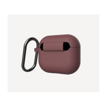 [U] Protective Case for Airpods (3rd Gen, 2021) - Dot Aubergine - taske til trådløse øreknopper