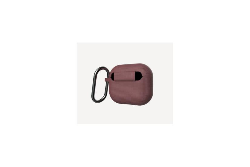 [U] Protective Case for Airpods (3rd Gen, 2021) - Dot Aubergine - taske til trådløse øreknopper