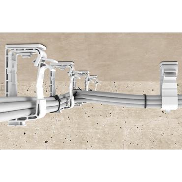 Fischer 37573 kabelsamler Parallel kabelindføring Nylon Sort 100 stk