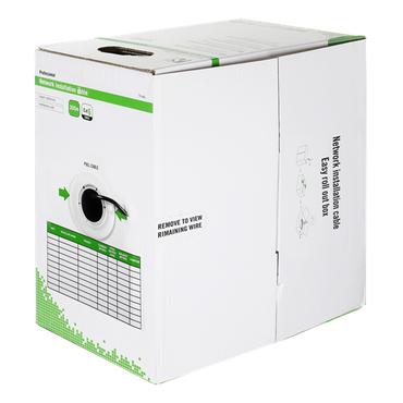 DELTACO bulkkabel - 305 m - sort