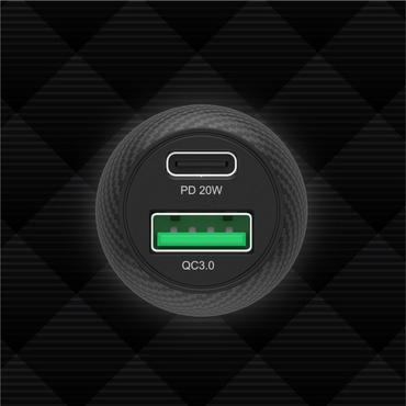 UNITEK Powertrain Duo Smartphone, Tablet Sort Cigart&aelig;nder Hurtig opladning Automatisk