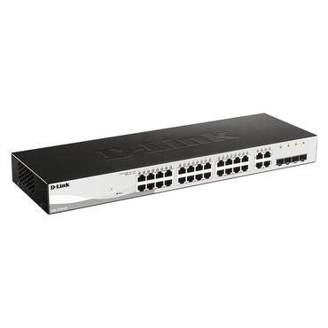 D-Link Web Smart DGS-1210-28 - switch - 24 portar - Administrerad - rackmonterbar