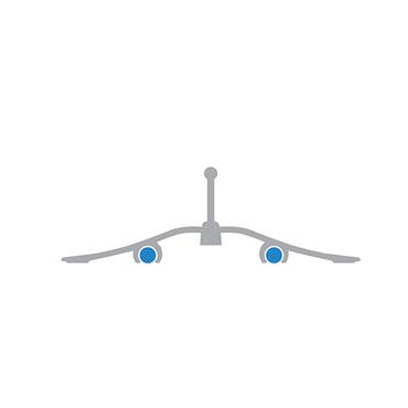 Wedo 52 5235 310 mm Aluminium Grå