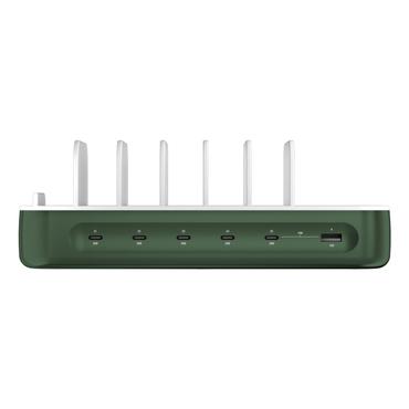 4smarts Ladestation Team 100W 5C/1A inkl. 6 Kabel, grn