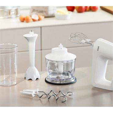 Braun HM 3135 WH Håndmixer 500 W Grå, Hvid