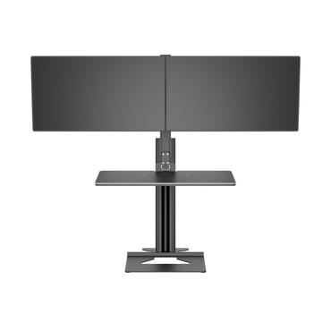 Multibrackets M Easy Stand Dual Monitor Mount monteringssats - f&ouml;r 2 LCD-bildsk&auml;rmar - svart