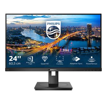 Philips B Line 245B1 sk&auml;rm - WLED - 24" - IPS - 4ms - QHD 2560x1440 vid 75Hz