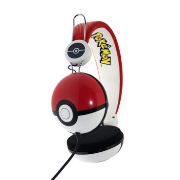 OTL Technologies Pokémon Pokeball Hovedtelefoner Ledningsført Headset Musik Rød