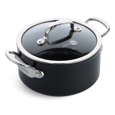 GreenPan Barcelona Pro Kasserolle 20cm Schwarz