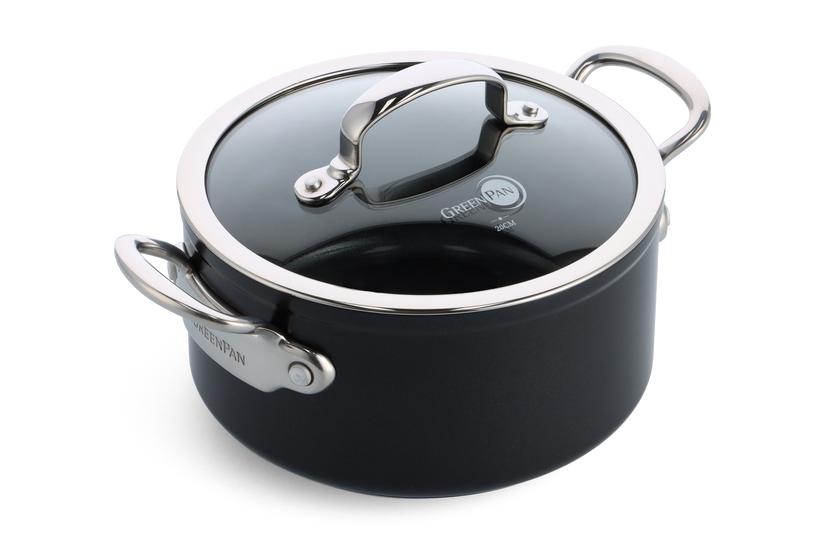 GreenPan Barcelona Pro Kasserolle 20cm Schwarz