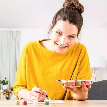 Ravensburger 23637 male side & bog Farve efter talsæt