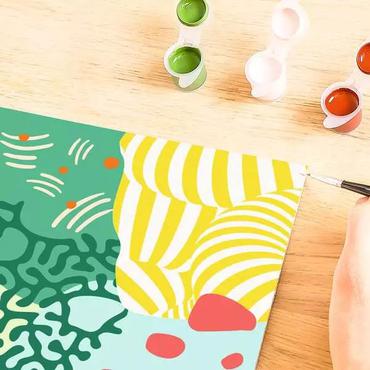 Ravensburger 23637 male side & bog Farve efter talsæt