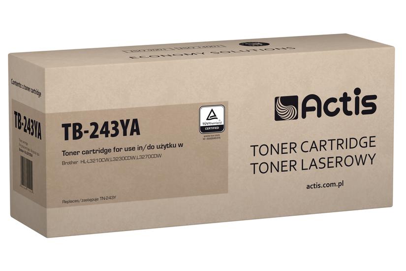 Actis TB-243YA (erstatning Brother TN-243Y; Standard; 1000 sider; gul)