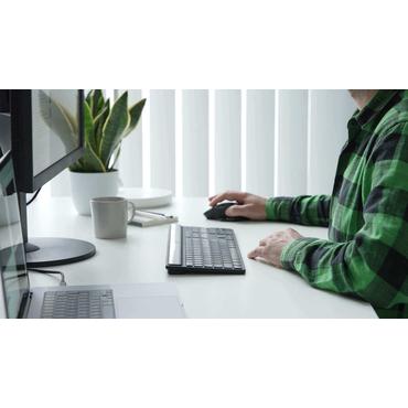 Targus EcoSmart - tastatur - bæredygtig energihøst - AZERTY - fransk - sort Indgangsudstyr