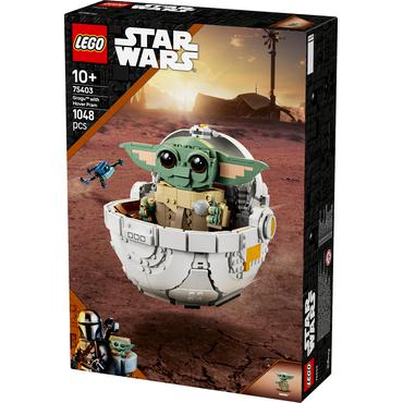 LEGO Star Wars Grogu in seiner Repulsorwiege 75403