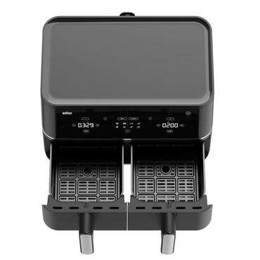 Braun TD 5030I BK Dobbelt 10 L Enkeltstående 2400 W Varmluftsteger Sort, Sølv