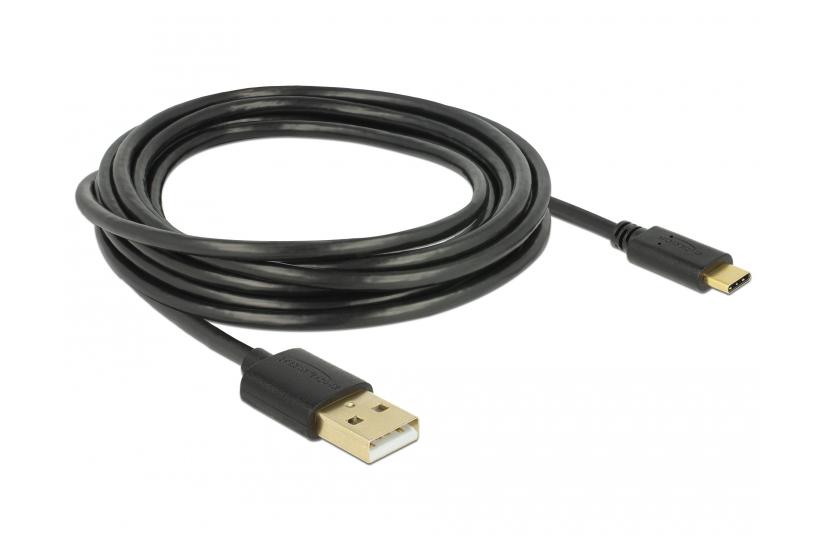 Delock - USB typ C-kabel - 24 pin USB-C till USB - 3 m