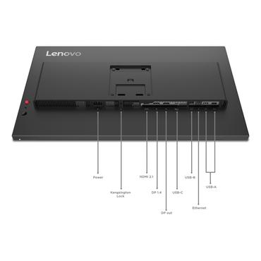 Lenovo ThinkVision P27QD-40 computersk&aelig;rm 68,6 cm (27") 2560 x 1440 pixel Wide Quad HD LED Sort