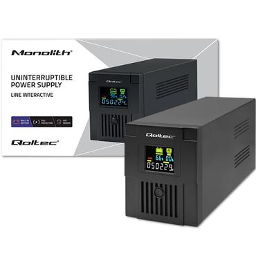 Qoltec Monolith - UPS - 1200 Watt - 2000 VA