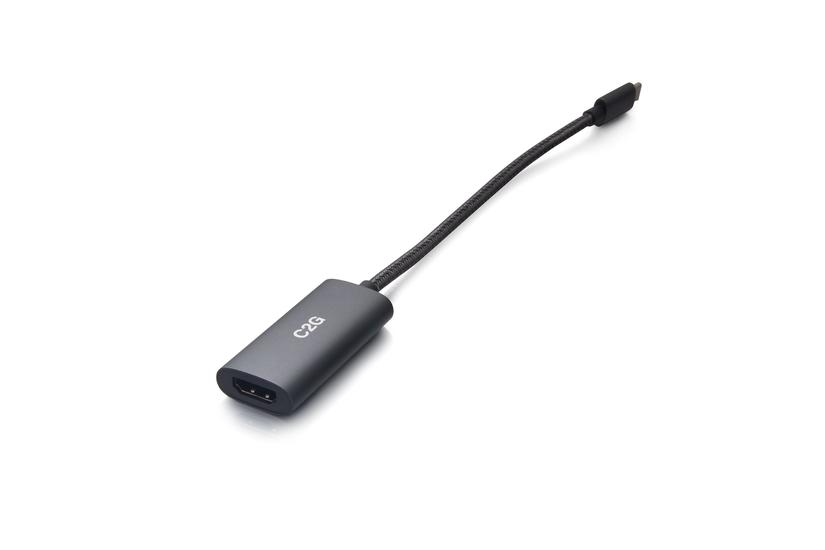 C2G USB C to HDMI Adapter - AV Adapter - 8K 60Hz - Black - M/F - videokort - 24.9 cm