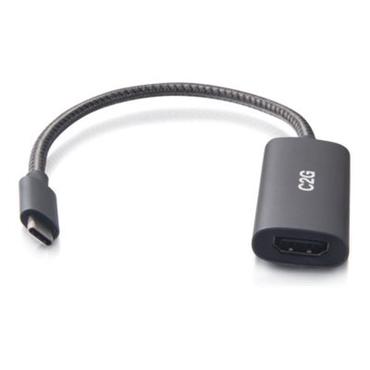 C2G USB C to HDMI Adapter - AV Adapter - 8K 60Hz - Black - M/F - videokort - 24.9 cm