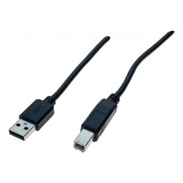 EXC 532450 USB-kabel USB 2.0 3 m USB A USB B Sort