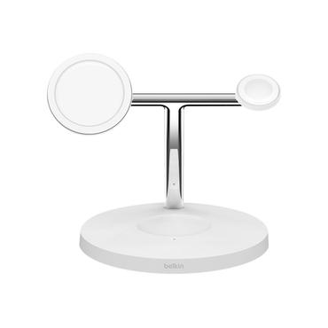 Belkin BOOST CHARGE PRO 3-in-1 trådløs opladningsstander - med MagSafe - 15 Watt