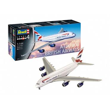 Revell A380-800 British Airways Model af fly Monteringssæt 1:144
