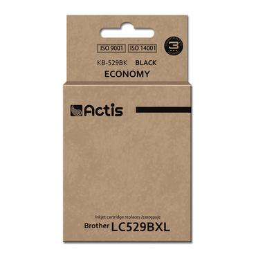 Actis KB-529Bk blæk (erstatning Brother LC529BK; Standard; 58 ml; sort)
