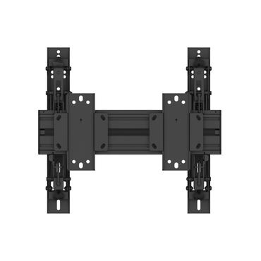 Multibrackets PRO Series M Wallmount Pro MBW1U Push In Pop Out konsol - f&ouml;r LCD-display - svart